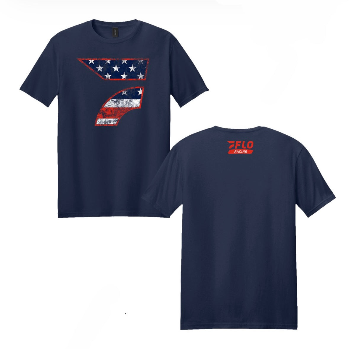 Flo Racing Americana T-Shirt - Navy