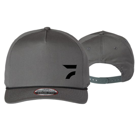 Silicone Flo Hawk Logo Hat - Graphite/Black