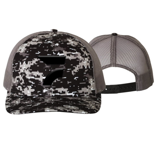 Digi Camo Embroidered 6-Panel Hat