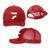 Puff Logo Snapback Trucker Cap - Red