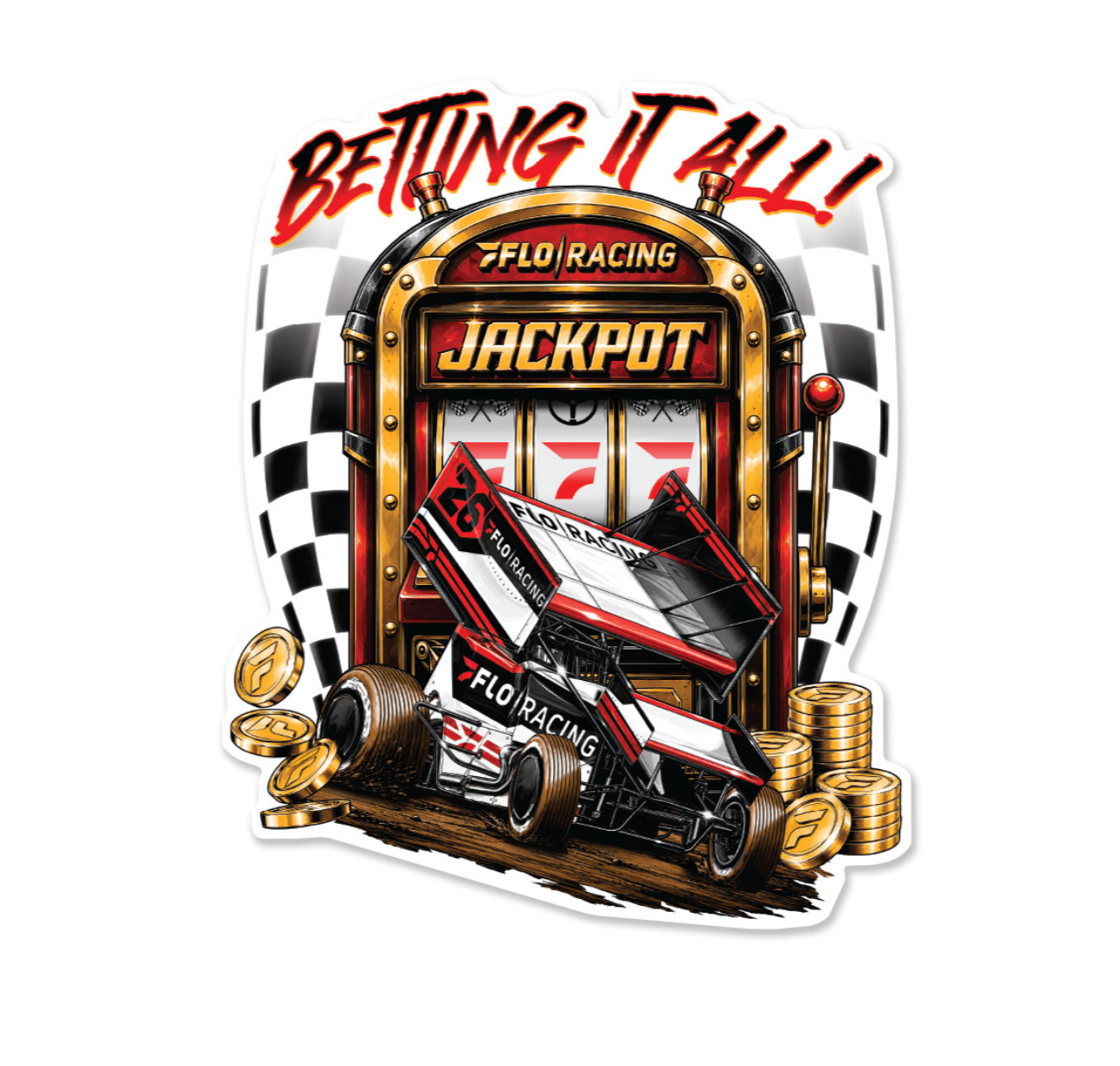*PREORDER* Joker's Jackpot Decal